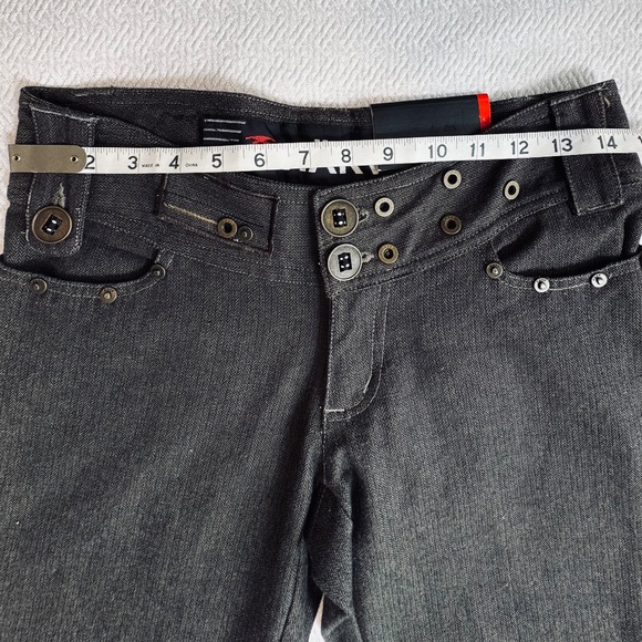 NWT KÄRV Eddy Pants Straight Leg Side Stripe Women's Size 26 Charcoal Grey - Picture 10 of 15